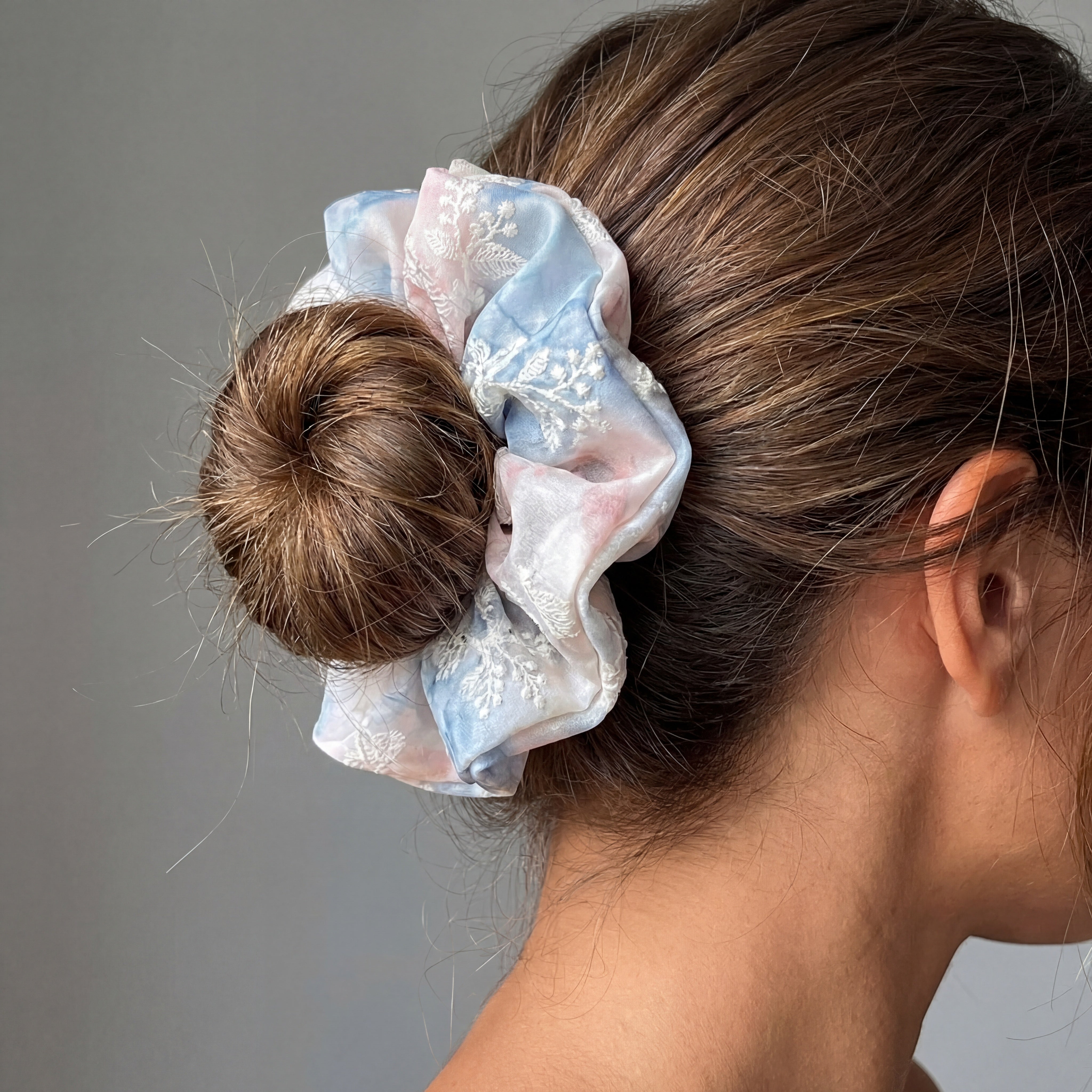 The LYVIA Blush Pink Scrunchie