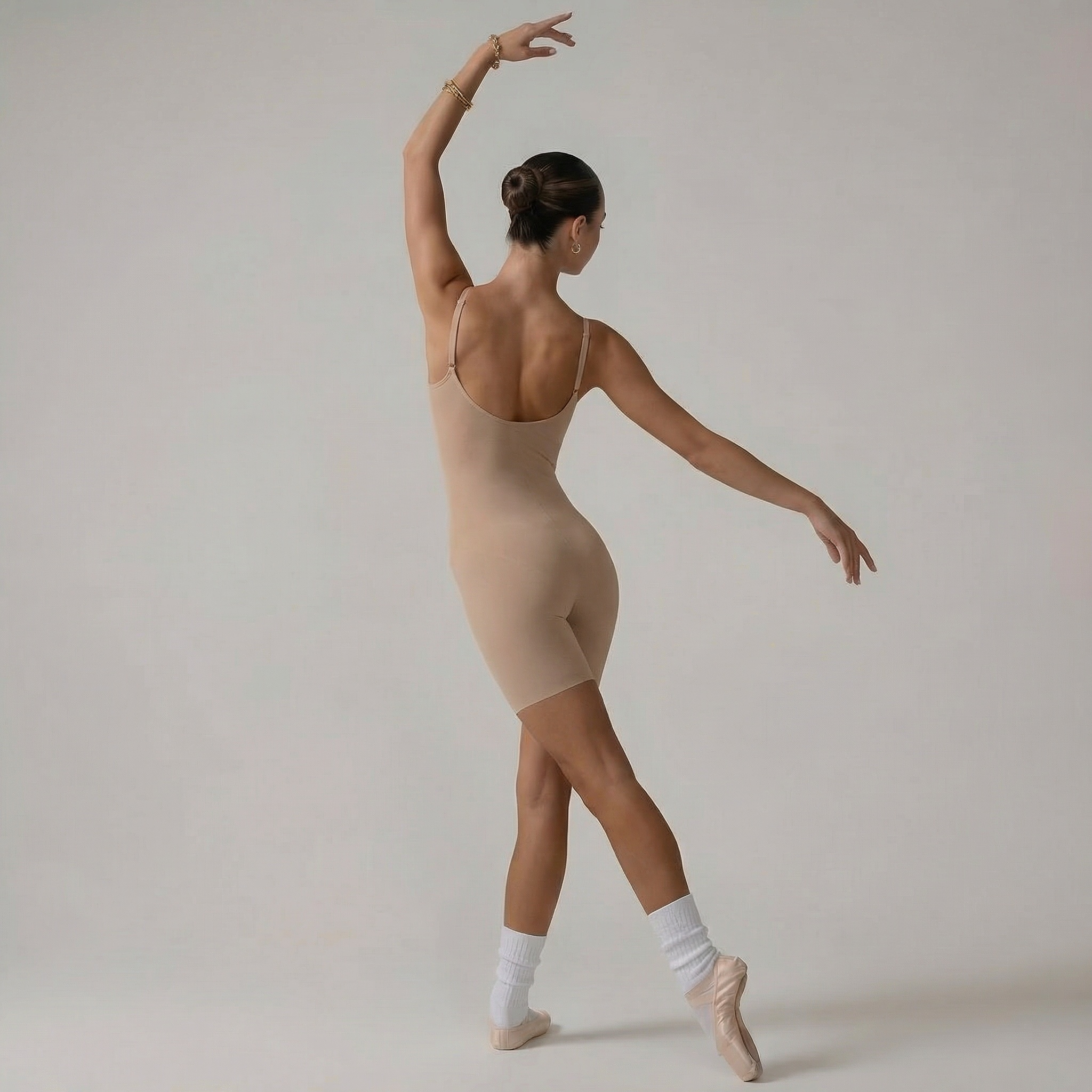 LYVIA Core Sculpt Low Thigh Bodysuit – Seamless Shapewear