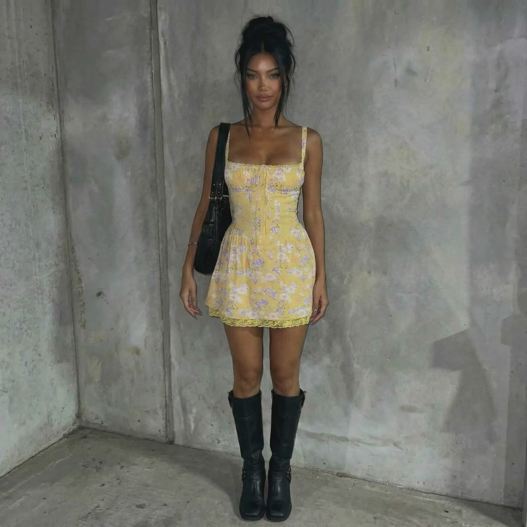 LYVIA Yellow dress videography shoot